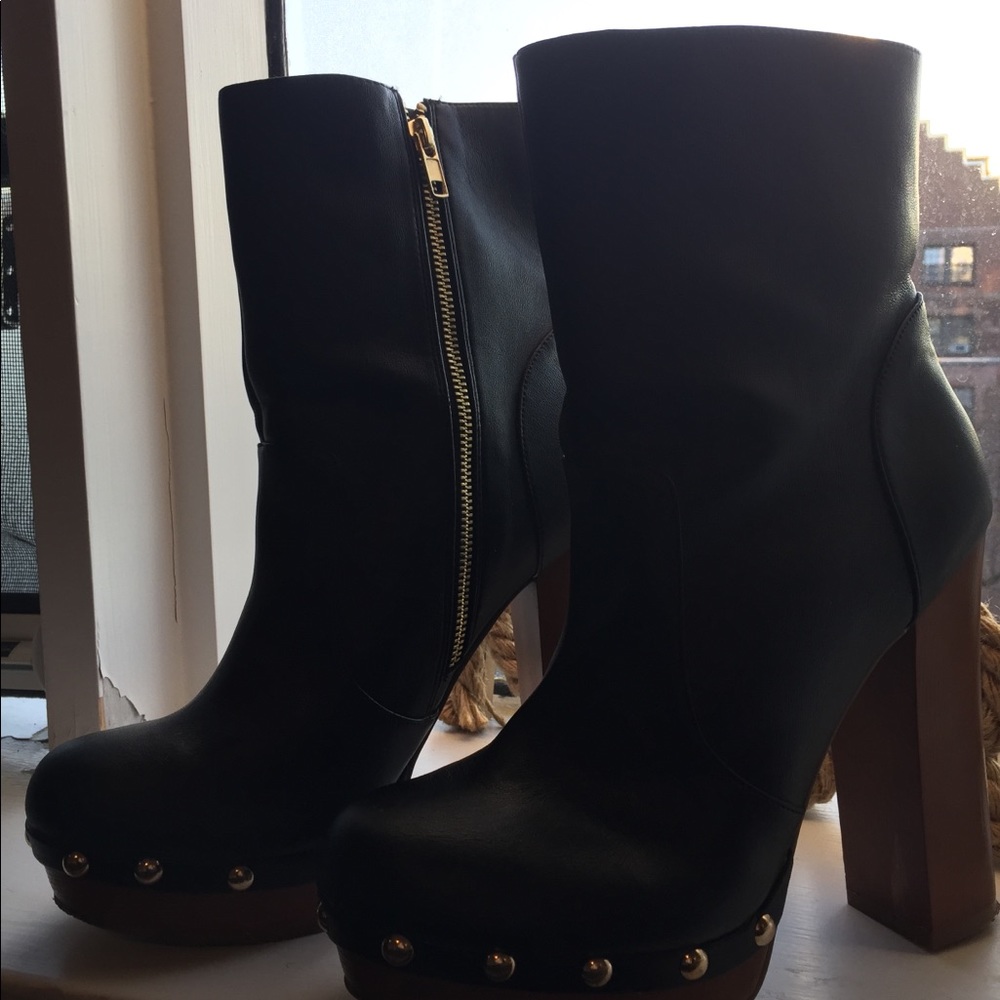 Black Chunky Disco Bootie - Picture 6 of 8